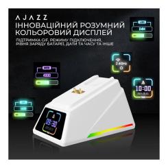 Мышка Ajazz AJ159 APEX Wireless/Bluetooth/USB White Фото 11