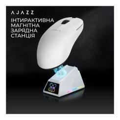 Мышка Ajazz AJ159 APEX Wireless/Bluetooth/USB White Фото 7