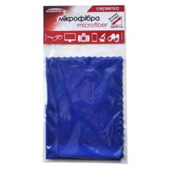 Салфетки Acropolis A-90/12 microfiber 29*22см blue, поштучно Фото 1