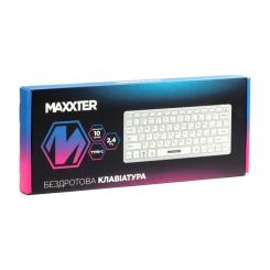 Клавиатура Maxxter KBW-C01S-UA Wireless UA White Фото 4