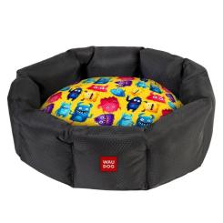 Лежак для животных WAUDOG Relax "Мохнатые монстры" L Фото