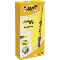 Маркер Bic текстовыделитель Grip, желтый Фото 2