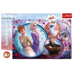 Пазл Trefl Frozen Приключение сестры 160 элементов Фото 2