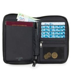 Кошелек Pacsafe RFIDsafe compact travel organizer Чорний Фото 2