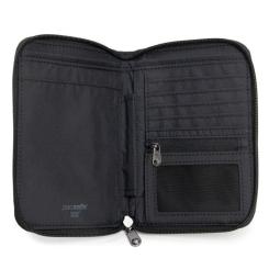 Кошелек Pacsafe RFIDsafe compact travel organizer Чорний Фото 3