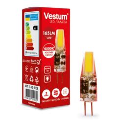 Лампочка Vestum LED COB G4 1,5W 4500K 12V Фото 1
