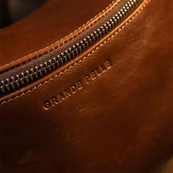Сумка Grande Pelle Поясная Рыжая Фото 3