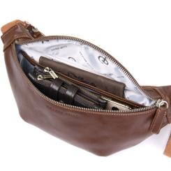 Сумка Grande Pelle Поясная Рыжая Фото 6