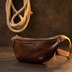 Сумка Grande Pelle Поясная Рыжая Фото 7