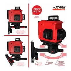 Лазерный нивелир Stark LL-16G-4D Фото 5