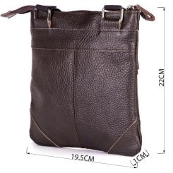 Сумка Shvigel Из натуральной кожи Коричневая Фото 2