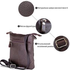 Сумка Shvigel Из натуральной кожи Коричневая Фото 3