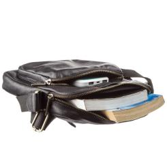 Сумка Shvigel Мужская кожаная Черная Фото 4