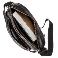 Сумка Shvigel Мужская кожаная Черная Фото 5