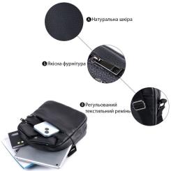 Сумка Shvigel Из зернистой натуральной кожи Черная Фото 3