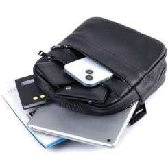 Сумка Shvigel Из зернистой натуральной кожи Черная Фото 7