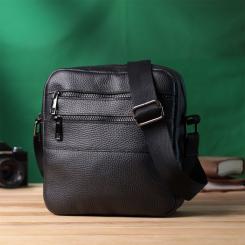 Сумка Shvigel Из зернистой натуральной кожи Черная Фото 8