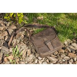 Сумка Shvigel Из винтажной кожи Коричневая Фото 10