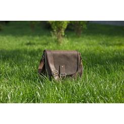 Сумка Shvigel Из винтажной кожи Коричневая Фото 11