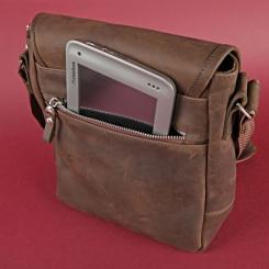 Сумка Shvigel Из винтажной кожи Коричневая Фото 6