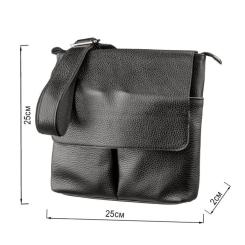 Сумка Shvigel Из натуральной кожи Черная Фото 2