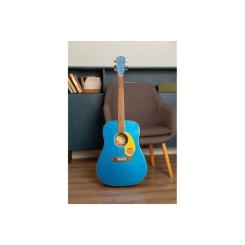 Гитара акустическая Fender CD-60S Blue Pearl w/Yellow Pickguard Фото 5