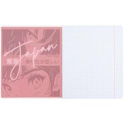 Тетрадь Kite Anime, 18 аркушів, клітинка Фото 6