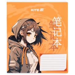 Тетрадь Kite Anime, 18 аркушів, клітинка Фото 8