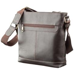 Сумка Shvigel В гладкой коже Коричневая Фото 1