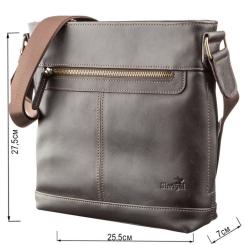 Сумка Shvigel В гладкой коже Коричневая Фото 2