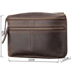 Сумка Shvigel Кожаная Коричневая Фото 2