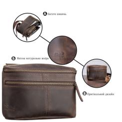 Сумка Shvigel Кожаная Коричневая Фото 3