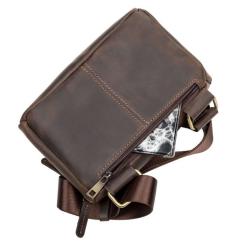 Сумка Shvigel Кожаная Коричневая Фото 6