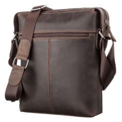 Сумка Shvigel Кожаная Коричневая Фото 1