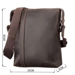 Сумка Shvigel Кожаная Коричневая Фото 2