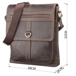 Сумка Shvigel Кожаная Коричневая Фото 2