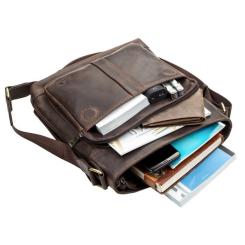 Сумка Shvigel Кожаная Коричневая Фото 4