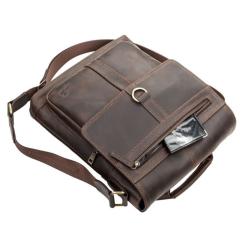 Сумка Shvigel Кожаная Коричневая Фото 6