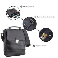 Сумка Shvigel Из винтажной кожи Черная Фото 3