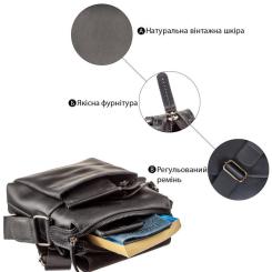 Сумка Shvigel Кожаная Черная Фото 4