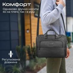 Сумка для ноутбука Promate 15.6" Paramount-MB Black Фото 5