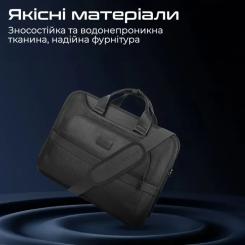 Сумка для ноутбука Promate 15.6" Paramount-MB Black Фото 6