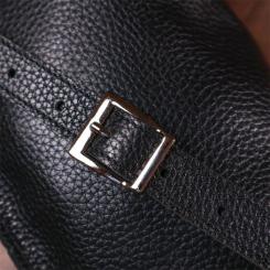 Сумка Shvigel Кожаная бананка Черная Фото 9