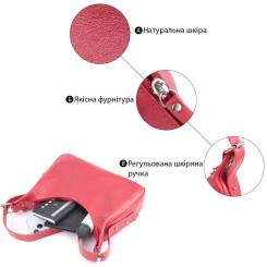 Сумка Shvigel Из натуральной кожи Красная Фото 3