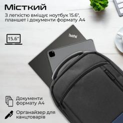 Рюкзак для ноутбука Promate 15.6" Satchel-BP Blue Фото 1