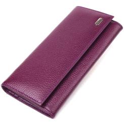 Кошелек Canpellini Из натуральной кожи Фиолетовый Фото
