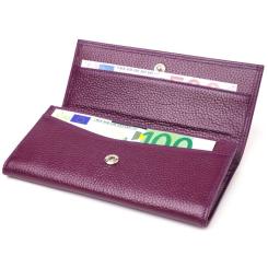 Кошелек Canpellini Из натуральной кожи Фиолетовый Фото 4