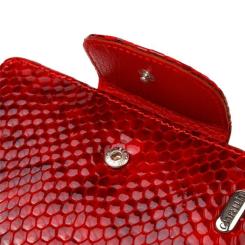 Кошелек Canpellini Из натуральной кожи Красный Фото 4