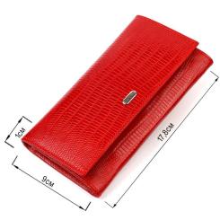 Кошелек Canpellini Из натуральной кожи Красный Фото 2