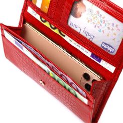 Кошелек Canpellini Из натуральной кожи Красный Фото 5